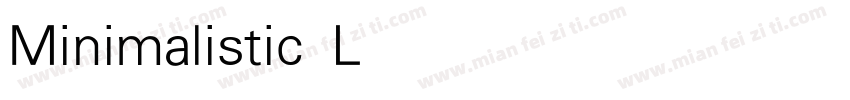 Minimalistic Light字体转换